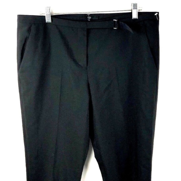 TIBI Black Casual Dress Pants Size 12 - Picture 1 of 5